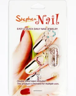 Stephen Nail Jewelry Clover (Medium-Pink Gold)
