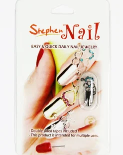 Stephen Nail Jewelry Flower (Small-Black)