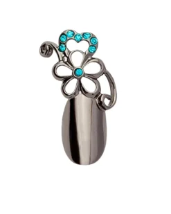 Stephen Nail Jewelry Flower (Small-Black)