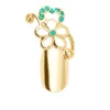 Stephen Nail Jewelry Flower (Small-Gold)