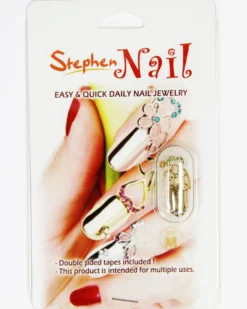 Stephen Nail Jewelry Flower (Medium-Gold)