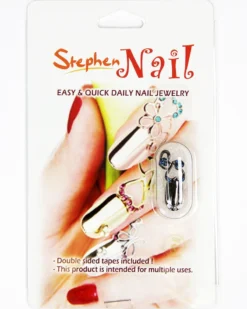 Stephen Nail Jewelry Twin Hearts (Small-Black)
