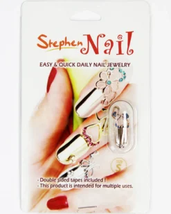 Stephen Nail Jewelry Twin Hearts (Small-Pink Gold)
