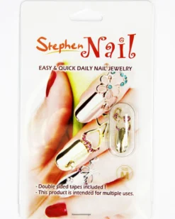 Stephen Nail Jewelry Twin Hearts (Medium-Gold)