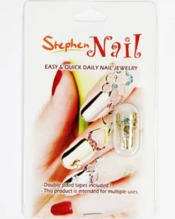 Stephen Nail Jewelry Wing (Medium-Gold)
