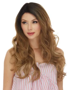 HBL Selena | Lace Front Human Hair Blend Wig By Sepia