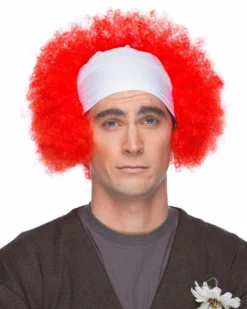 Curly Bald Clown (Homey Bald Clown) By Sepia Costume Wigs