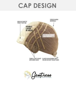 Sunflower | Monofilament Synthetic Wig By Gemtress Wigs For Women