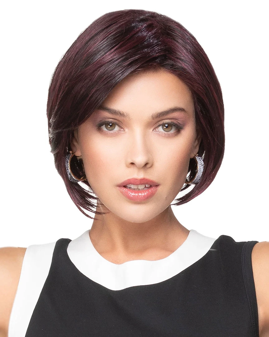 Wigs For Women Angled Bob | Lace Front & Monofilament Part Synthetic Wig By TressAllure 3 Wigs For Women Angled Bob | Lace Front & Monofilament Part Synthetic Wig By TressAllure