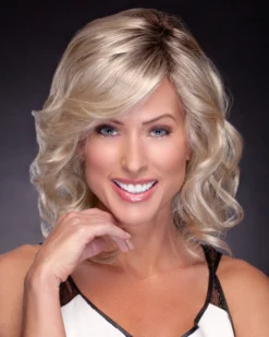 Wigs For Women Mia | Lace Front & Monofilament Part Synthetic Wig By TressAllure