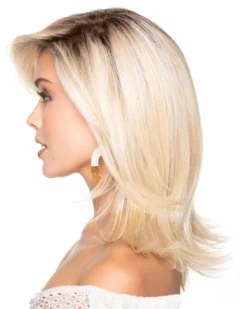 Wigs For Women Feathered Bob | Lace Front & Monofilament Top Synthetic Wig By TressAllure