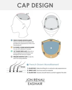 Top Form French 12 Inch (Exclusive) | Monofilament Remy Human Hair Toppers By Jon Renau Wiglets 11 Top Form French 12 Inch (Exclusive) | Monofilament Remy Human Hair Toppers By Jon Renau Wiglets