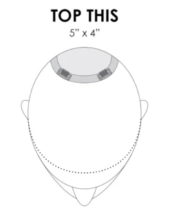 Top This 12 Inch (Exclusive) | Monofilament Remy Human Hair Toppers By Jon Renau 8~12 Inch