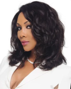 Nature | Lace Front Remy Human Hair Wig By Vivica Fox Wigs For Black Women