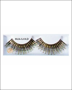 Best Wig Outlet Black/Gold Eyelashes