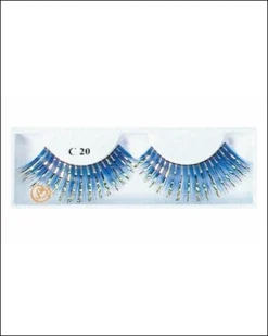 Best Wig Outlet C20 Eyelashes (Blue/Gold)