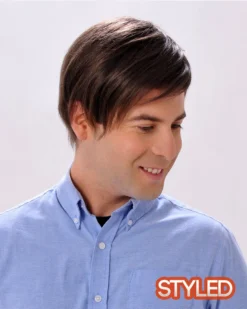 Nanoskin Free Style | Men's Human Hair Toupee By Wig Pro Toupee For Men