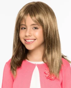 Alyssa V-Mono | Kids Lace Front & Monofilament Synthetic Wig By Wig Pro Wigs For Kids